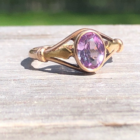 Soviet era 14k alexandrite ring - Picture 1 of 15